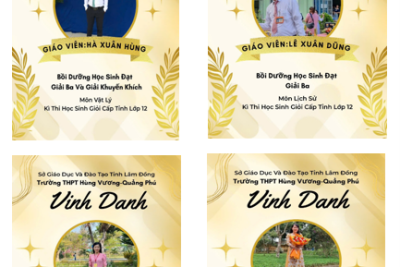 VINH DANH THẦY CÔ BỒI DƯỠNG VÀ HỌC SINH ĐẠT GIẢI TRONG KỲ THI HSG TỈNH LÂM ĐỒNG NĂM HỌC 2025 – 2026